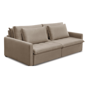 SOFA CAMA AUREA TECIDO LINHO SOFT GRADE C