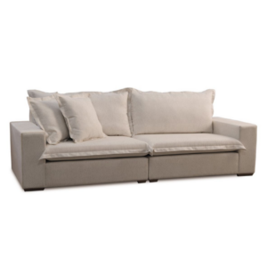 SOFA FIXO MATIE TECIDO LINHO MADRI GRADE C